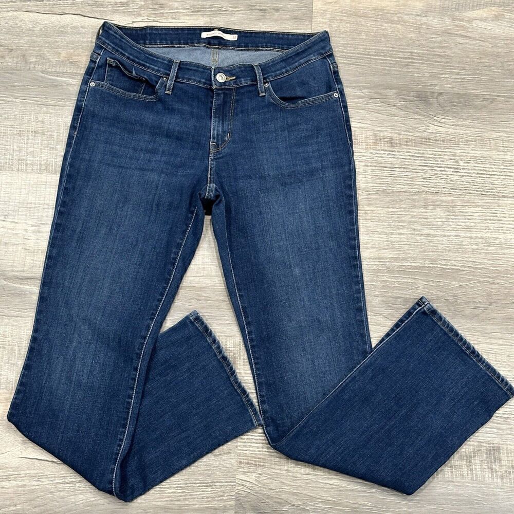 Levi's Women's Straight Leg Jeans - Dark Blue